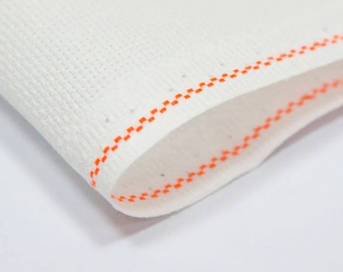 BORDUURSTOF AIDA 16 COUNT - SNOWWHITE - SPIERWIT - 100x150cm - ZWEIGART