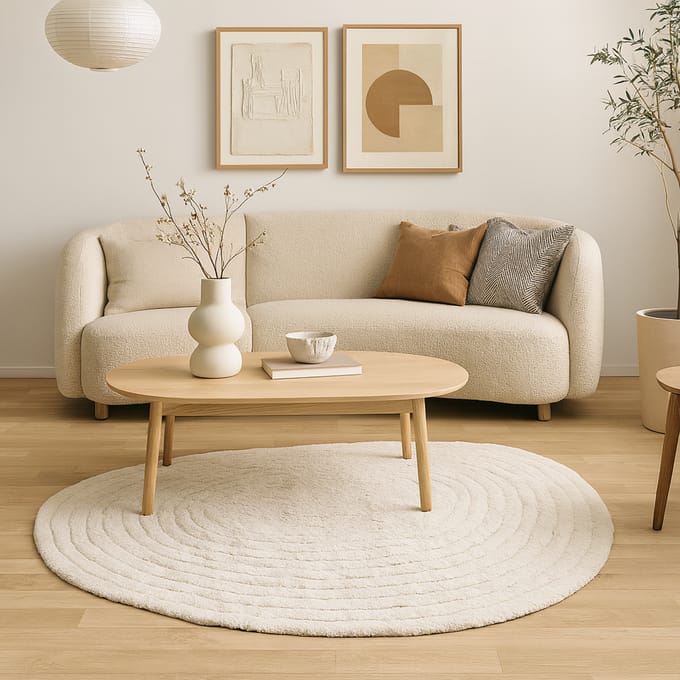 Milton & Oldbrook Vloerkleed 120 x 180 cm Seduva Beige