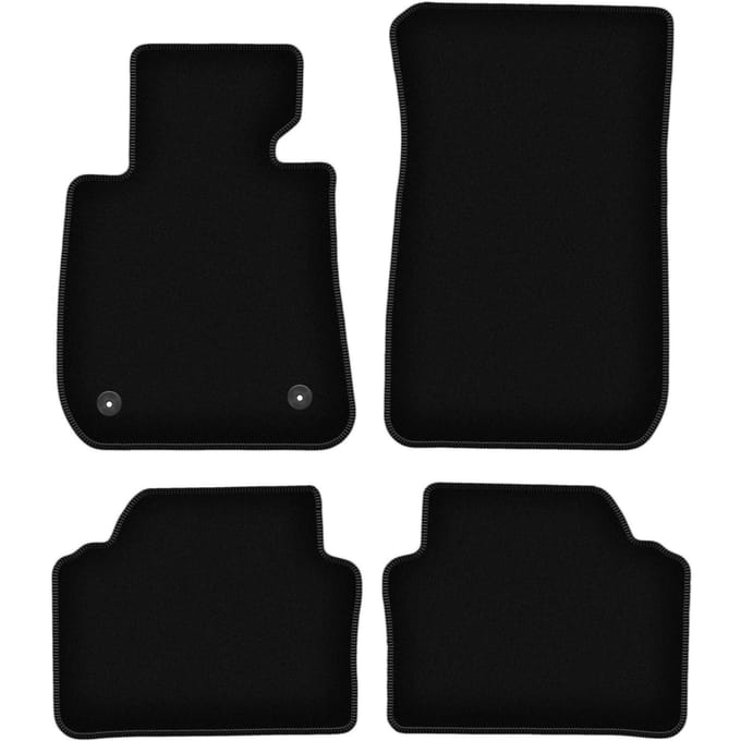 BASIC zwarte veloursmatten voor: BMW 3 E91 stationwagen, touring (2004-2011)