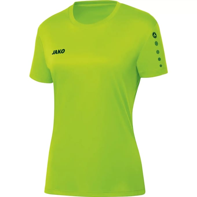 Jako Team Shirt Korte Mouw Dames - Lime | Maat: 44