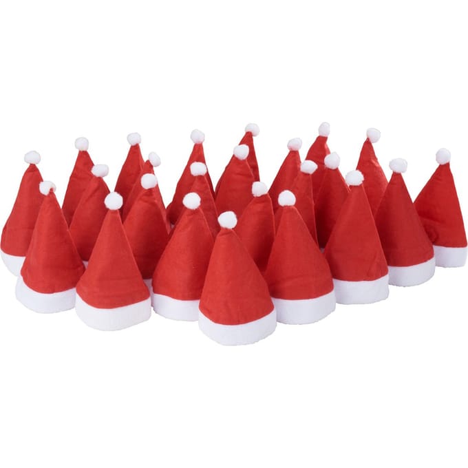 VBS Kerstmutsen voor 8 cm hoofddiameter, 24 stuks