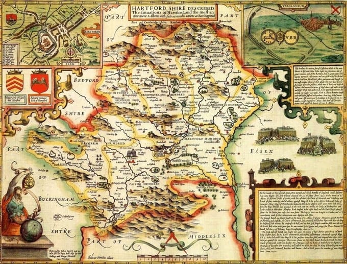 Historische Kaart Puzzel 1000 Stukken Verenigd Koninkrijk