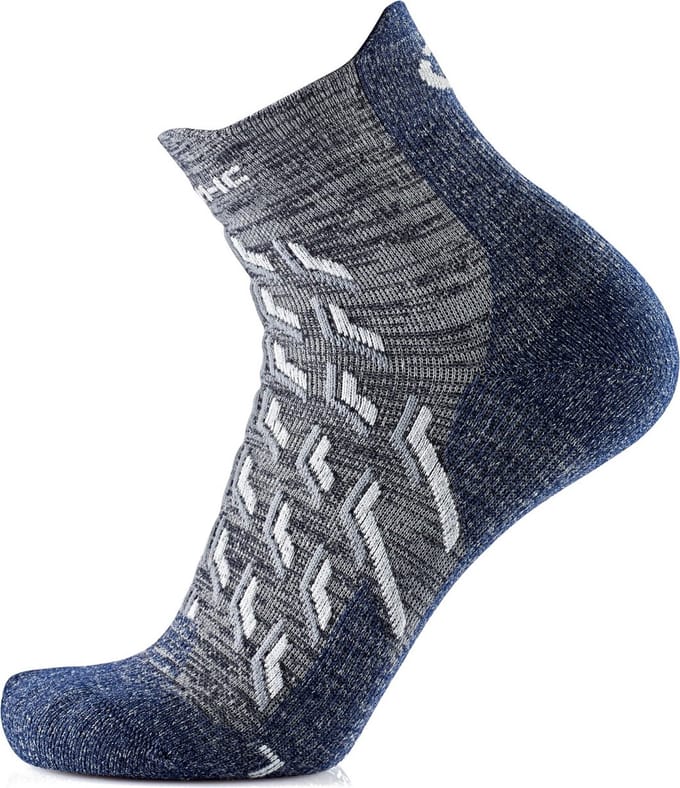 Therm-ic Trekking Cool Ankle wandelsokken - Grijs/Wit - 45-47