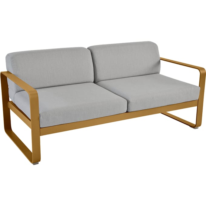 Fermob BELLEVIE 2-zitsbank - D2 peperkoek - 79 Flanelgrijs