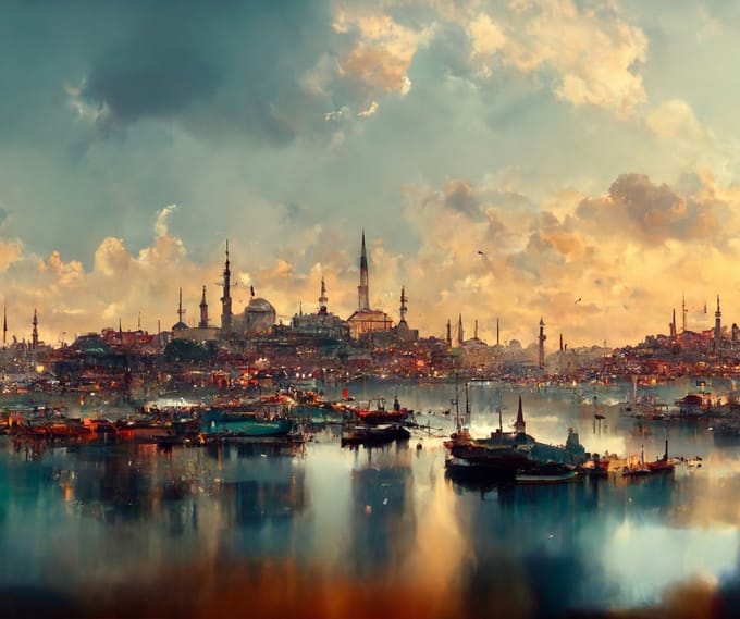 Istanbul - Mint by Michelle decoupage papier A3