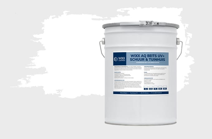 Wixx AQ Schuur en Tuinhuis Beits UV+ - 2.5L - Wit