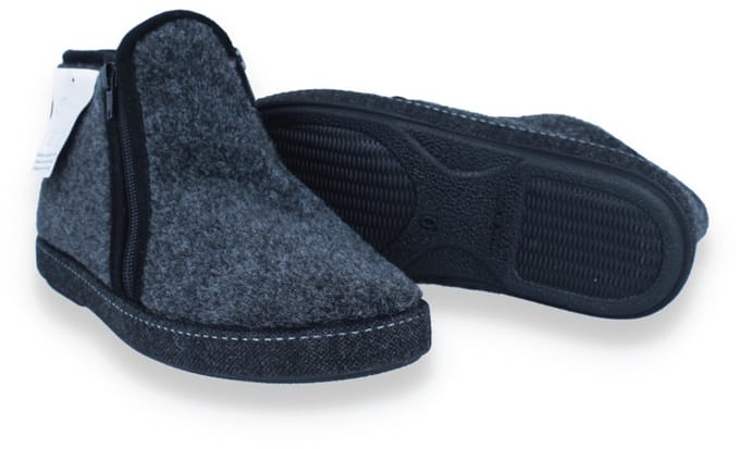 Comfort Plus Heren Pantoffel | Grijs | Maat: 44