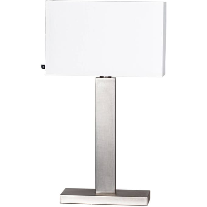 By Rydéns Prime tafellamp hoogte 69 cm nikkel/wit