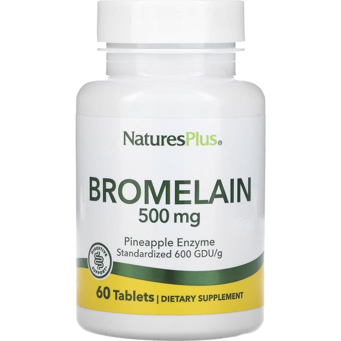 Nature's Plus - BROMÉLAINE 500 mg, 60 comprimés
