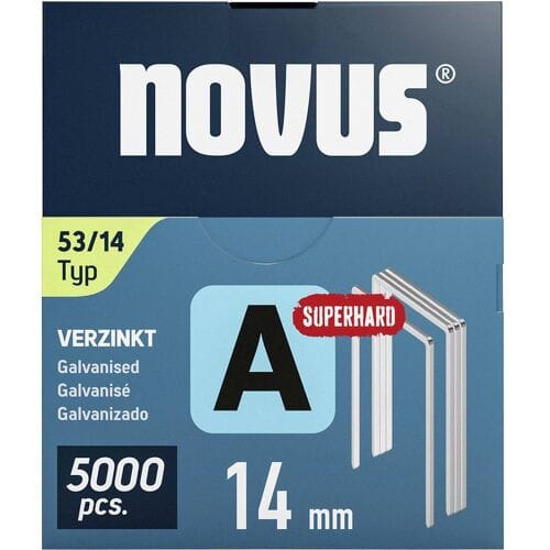 Novus Tools 042-0764 Nieten met fijn draad Type 53 5000 stuk(s) Afm. (l x b) 14 mm x 11.3 mm