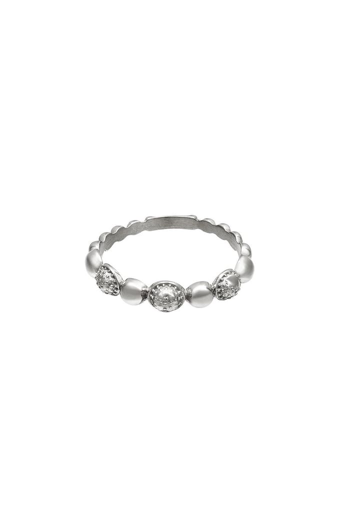 Ring ball- size 17 - Yehwang-Moederdag cadeautje - cadeau voor haar - mama