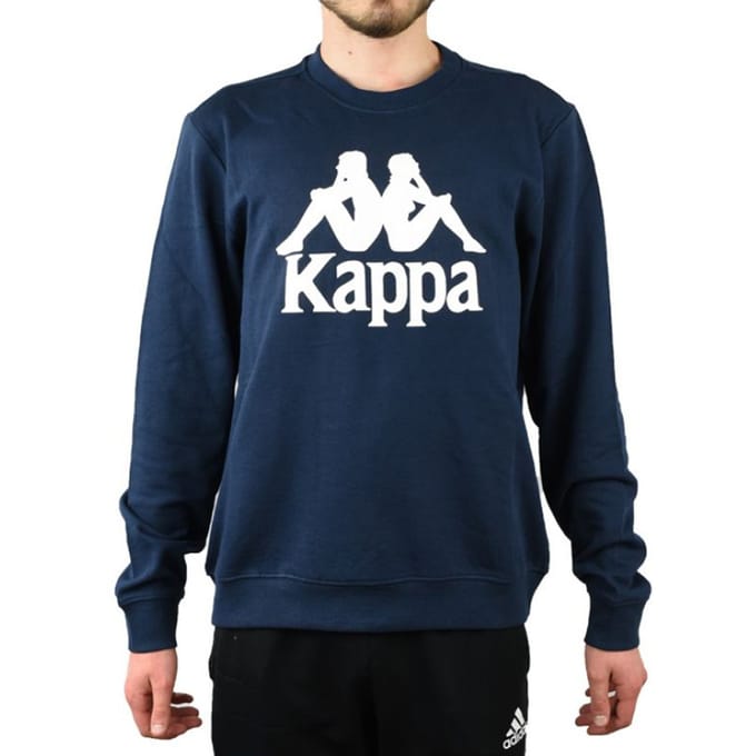 Kappa Heren Sertum Rn Sweatshirt (Marineblauw)