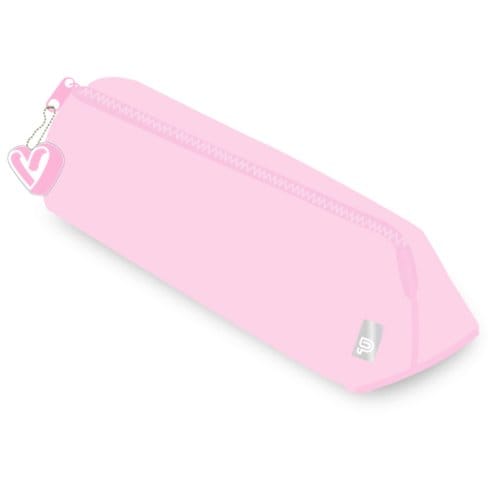 Etui Purple Passion - driehoekig - PU-leer - roze -  20 x 6 x 6 cm - K-PM020035
