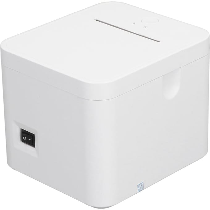 Imprimante Thermique de Reçus 58mm Bluetooth 4.0 Portable Imprimante de Cuisine de Restaurant pour Android pour EU Plug white