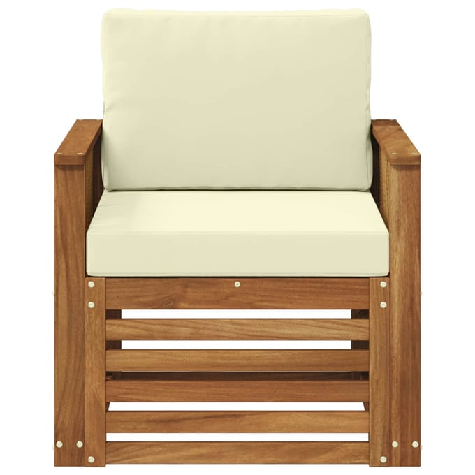 vidaXL - Buiten - Midden - Sofa - Naturel