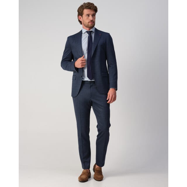 Roy Robson Broek Slim Fit Cupro Blend Blauw / male