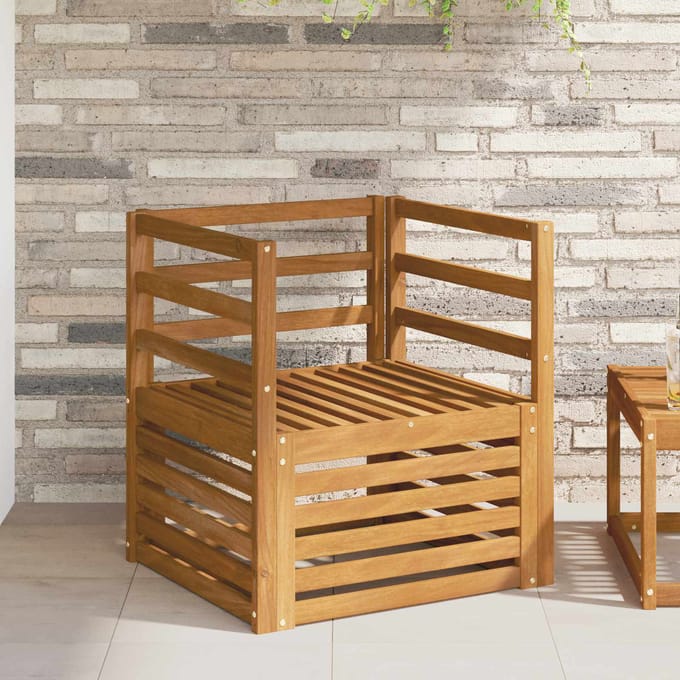 vidaXL - Buiten - bank - set - Massief - Acacia - Hout