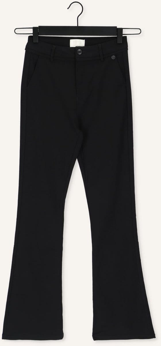Minus Carma Flared Pants Broeken Dames - Zwart - Maat 46