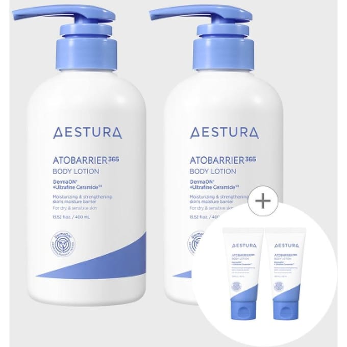 Aestura Atobarrier 365 Bodylotion 400ml 2 stuks Selected gray