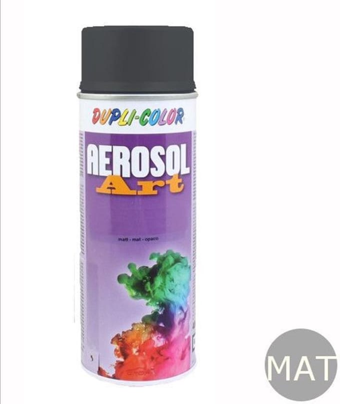 Dupli-Color Aerosol-Art 400ml spuitbus  MAT RAL 7021