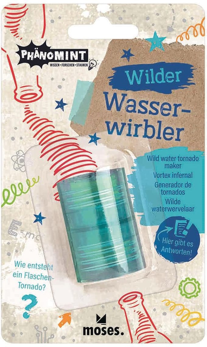 Floz Design educatief speelgoed - hoe ontstaat een tornade - doe het zelf met 2 flessen - waterwervelaar