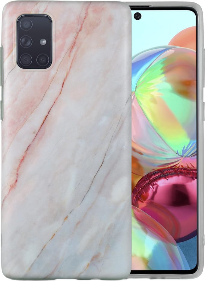 Samsung Galaxy A41 Marmer Case | Back Cover | TPU Telefoonhoesje