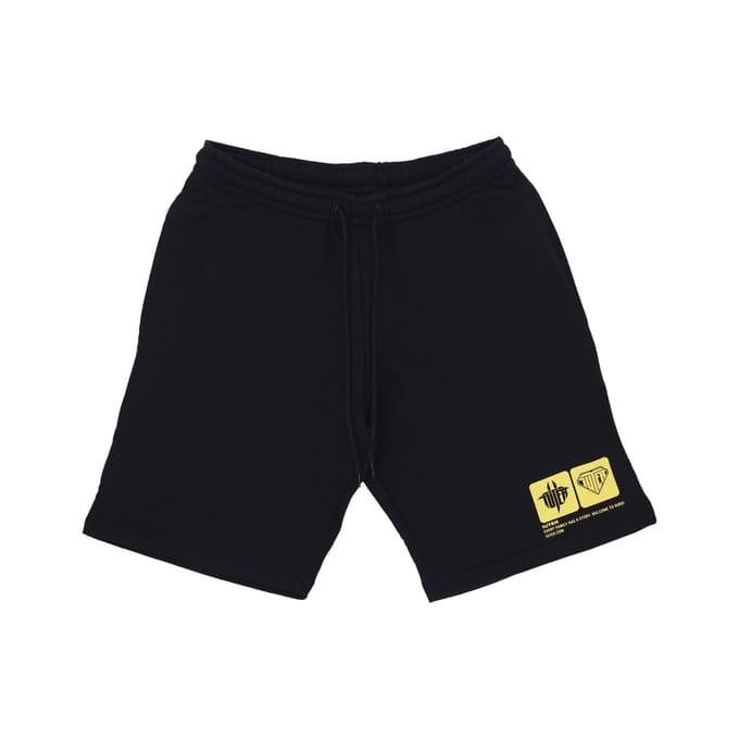 Heren Korte Broek Tab Sweatshort Zwart