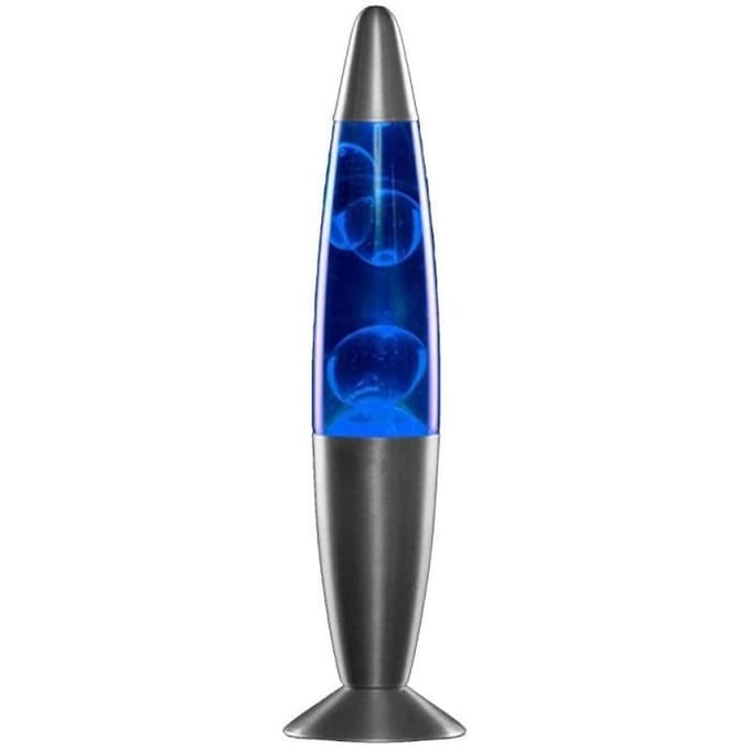 Lampe à lave - A204 - Bleu - Lampe de table - Design original bleu