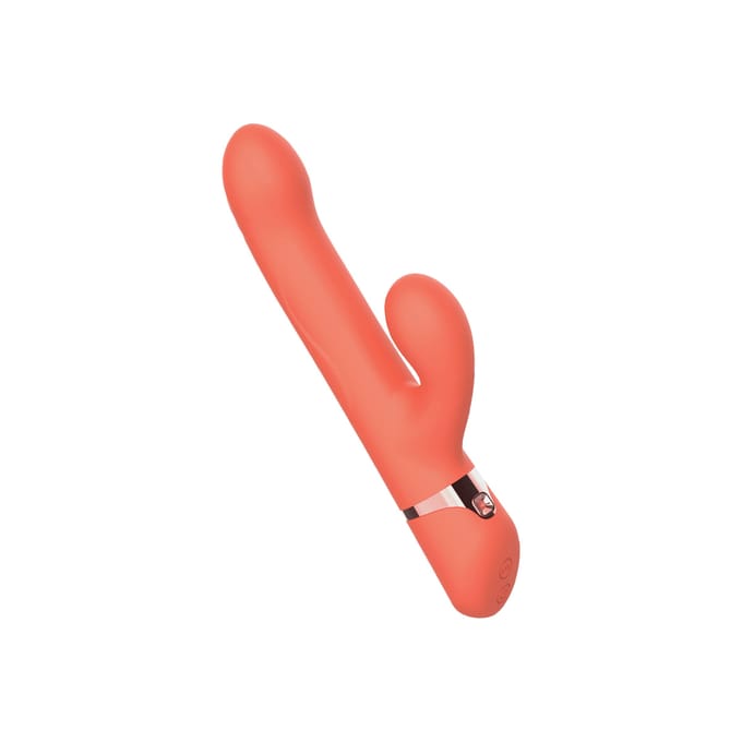 Intoyou - Mindy - Tapping Rabbit Vibrator met Klop-functie en App - Koraal Oranje
