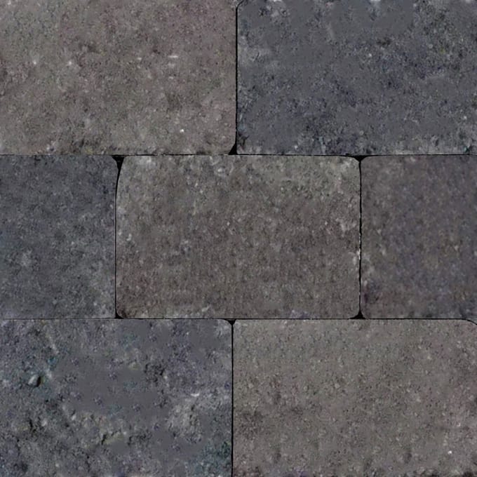 Pebblestones Plus 20 x 30 x 6 cm tuintegel Paars/Bruin 16,67 stenen...