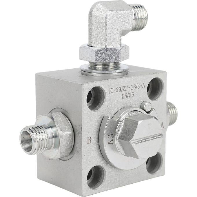 3-weg omstelventiel Mini Graafmachine Gasklepregeling Reserve Onderdelen met Hydraulische Accessoires Schroeven white