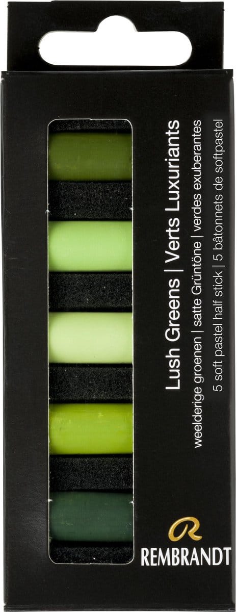 Rembrandt softpastel half 5 Weelderige groenen