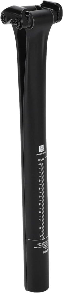 Solidchoice - Fiets Zadelpen 30.8x330mm Verstelbaar in Mat Zwart