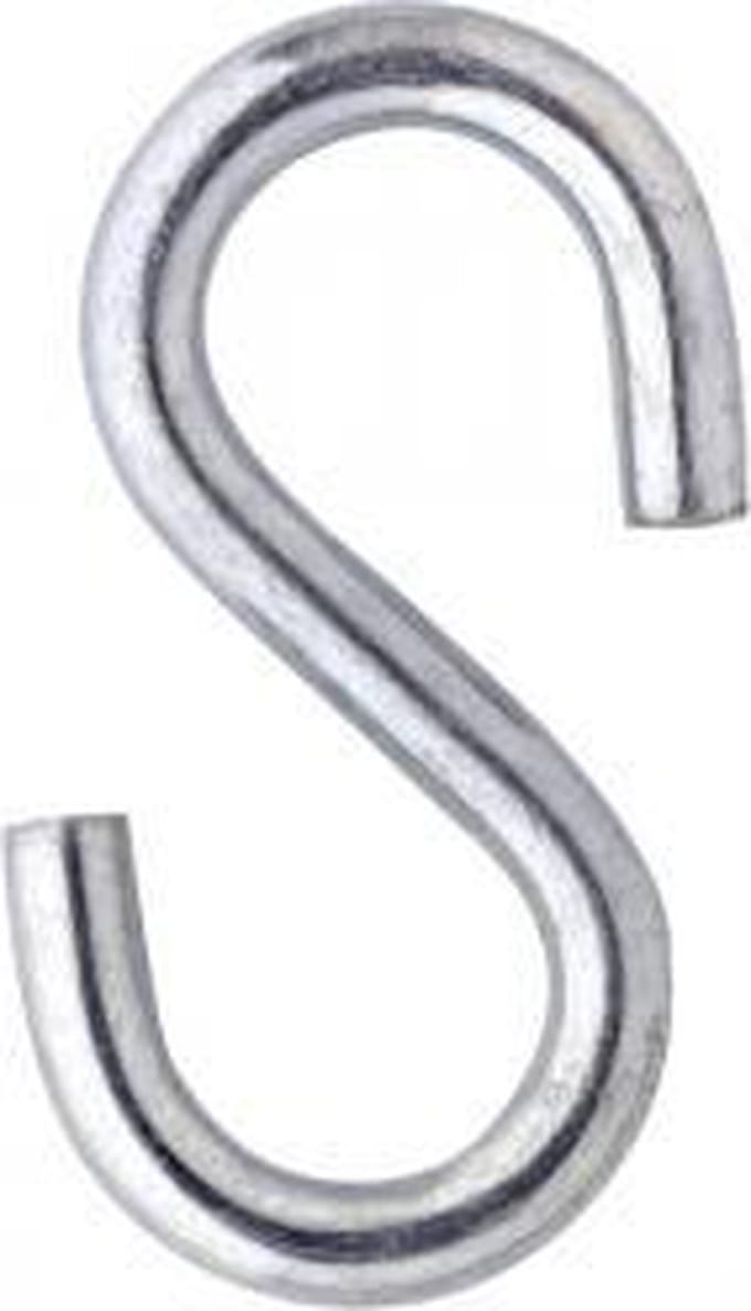 S haak - 35x4mm - 10 stuks