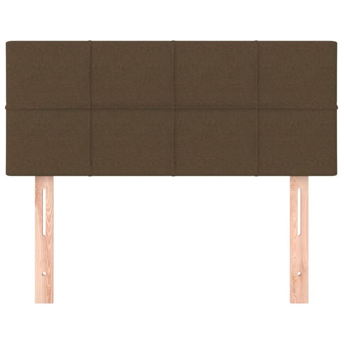 vidaXL - Hoofdbord - 100x5x78/88 - cm - stof - donkerbruin
