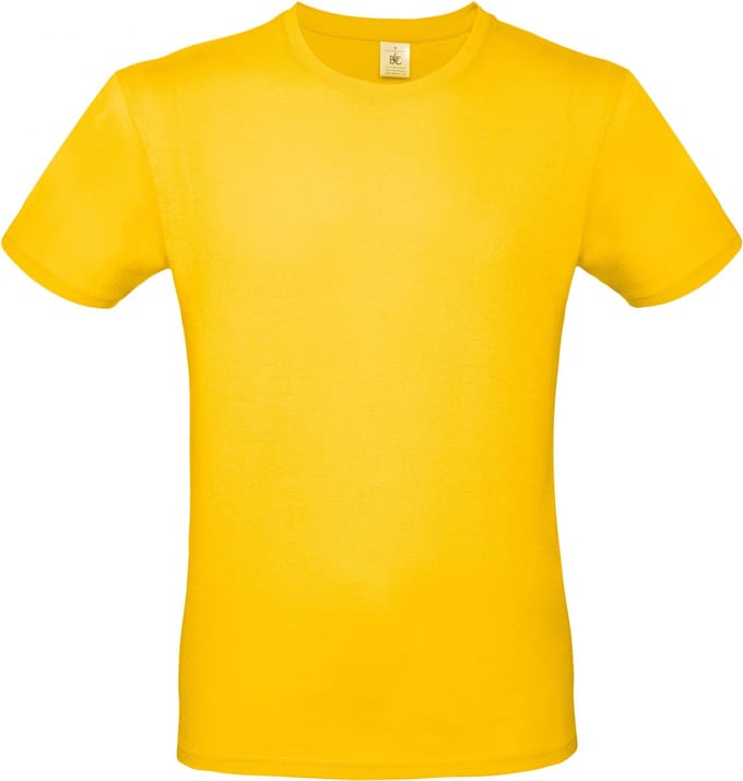 Classic E150 T-shirt B&C Collectie Goud Maat S