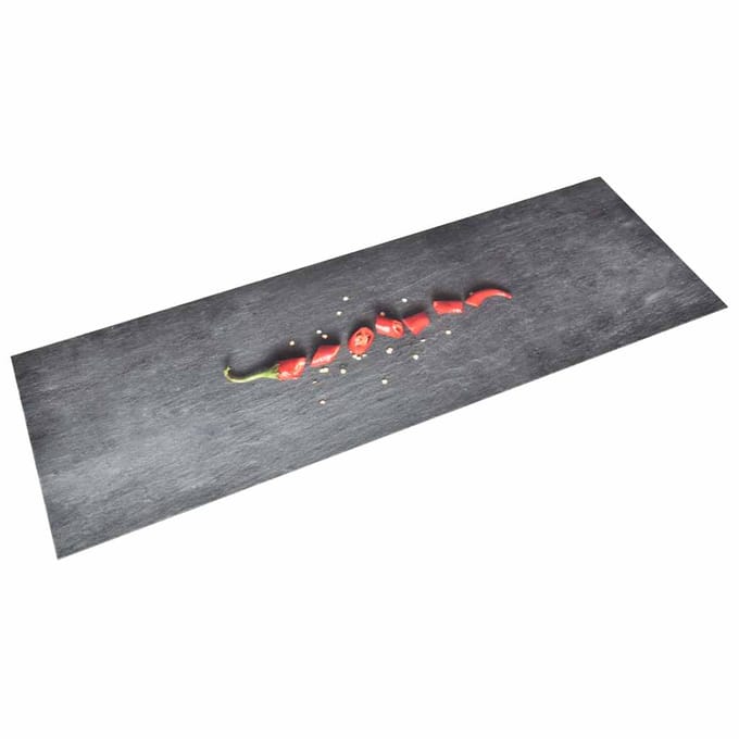 vidaXL - Keukenmat - wasbaar - Pepper - 60x180 - cm