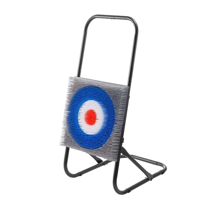 Jeu de lancer de hache Cible à poils de plastique Ensemble de 8 haches de lancer Cadre en acier