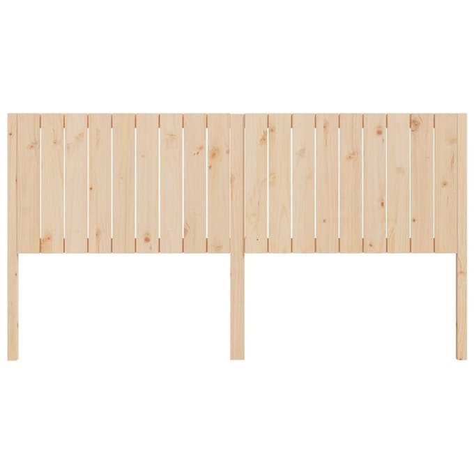 vidaXL Hoofdbord 185,5x4x100 cm massief grenenhout