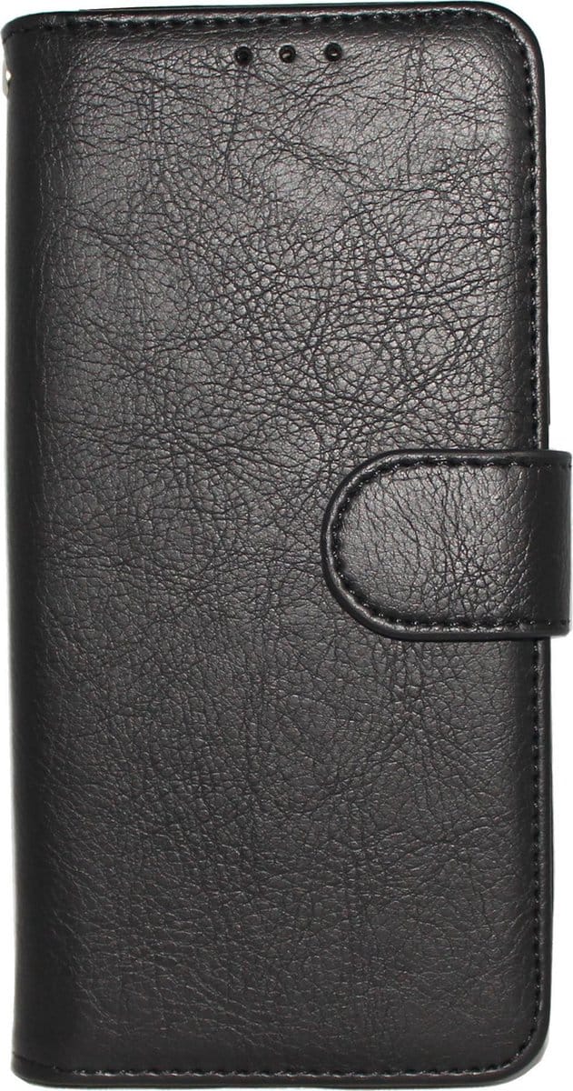 HB Hoesje Geschikt voor Apple iPhone 7 Plus & 8 Plus - Zwart - Luxe Kunstlederen Portemonnee Book Case