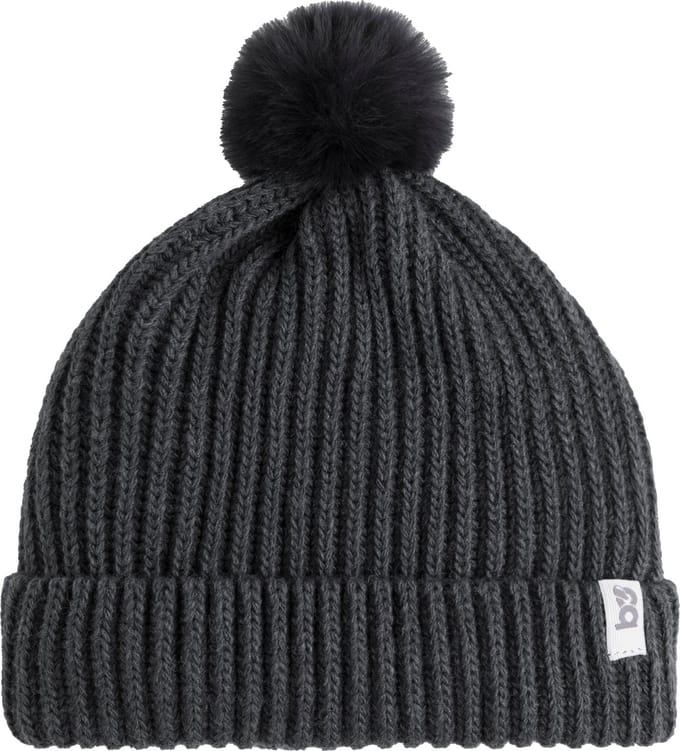 Baby's Only Mutsje met pompon Cool - Antraciet - 3-8 jaar - 100% acryl - GOTS