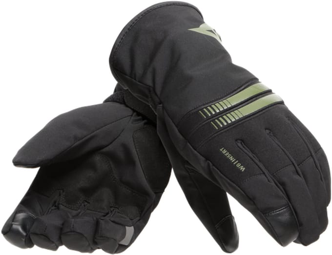 Dainese Plaza 3 D-Dry Zwart Bronze Groen - Handschoen