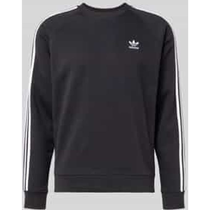 Regular fit sweatshirt met logostitching, model 'Crew'
