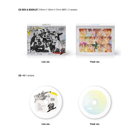 THE BOYZ Debuutalbum 'THE FIRST' SET gray