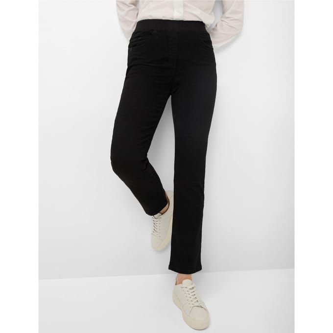 Raphaela by Brax Dames Jeans  Style PAMINA black, denim zwart, maat 34