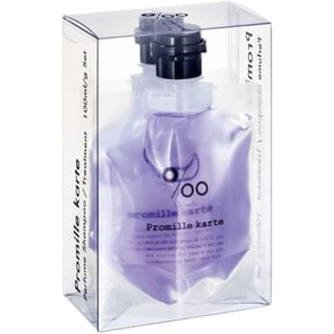 Promille - Karte Perfume Shampoo Treatment Set No.5 Purple - 100ml + 100g