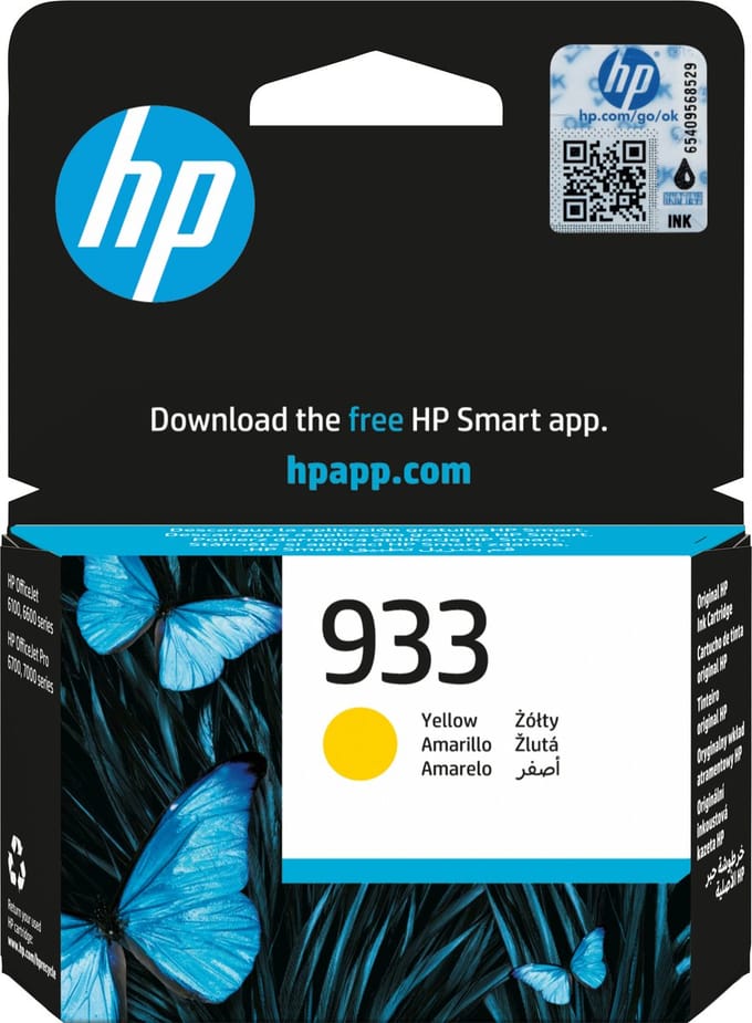 HP CN060AE nr. 933 inktcartridge geel (origineel)