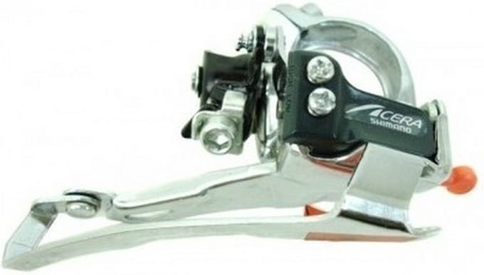 Acera (FD-M330) voorderailleur 7/8 speed zilver