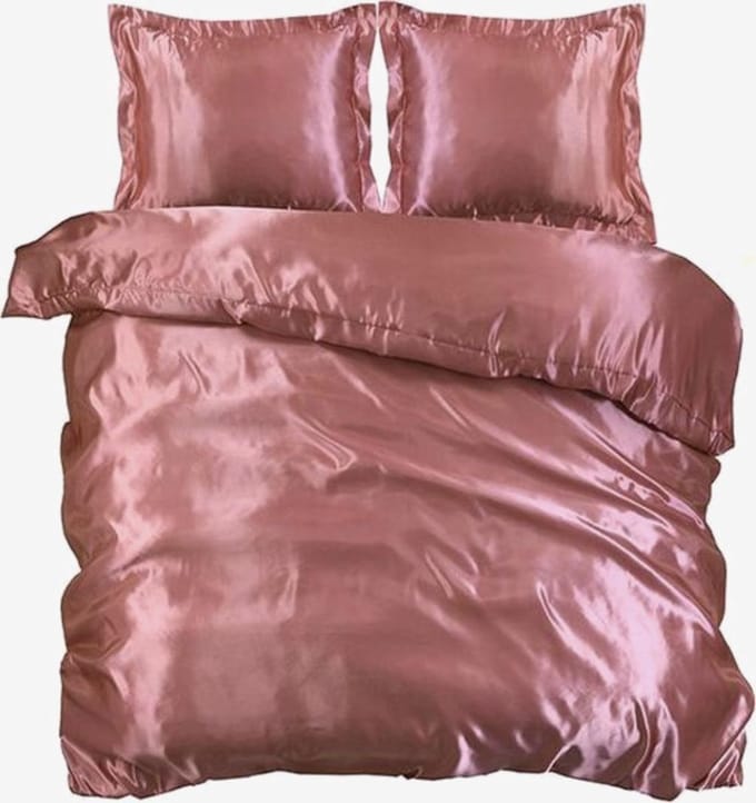 Cozy Covers Dekbedovertrek - 240x200/220 - Glans Satijn - Roze