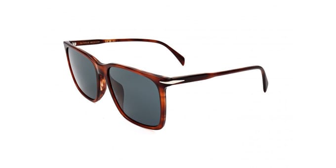 David Beckham DB 1145/G/S Brown horn 58/16/150 MAN Zonnebrillen